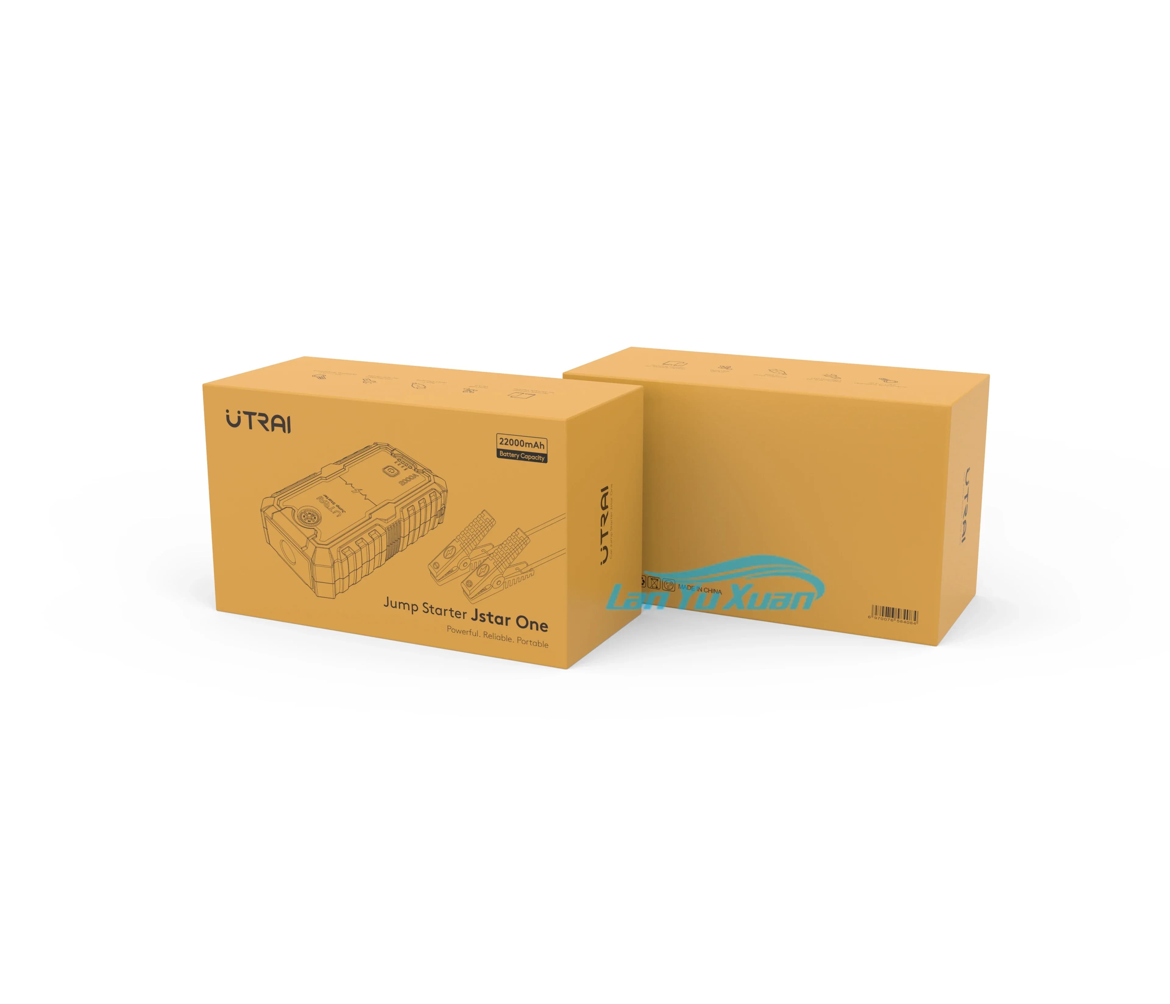 Utrai Car Jump Starter Power Bank Veicolo Booster Dispositivo di avviamento Strumento di emergenza 2000A Jumpstart Auto a benzina all'ingrosso