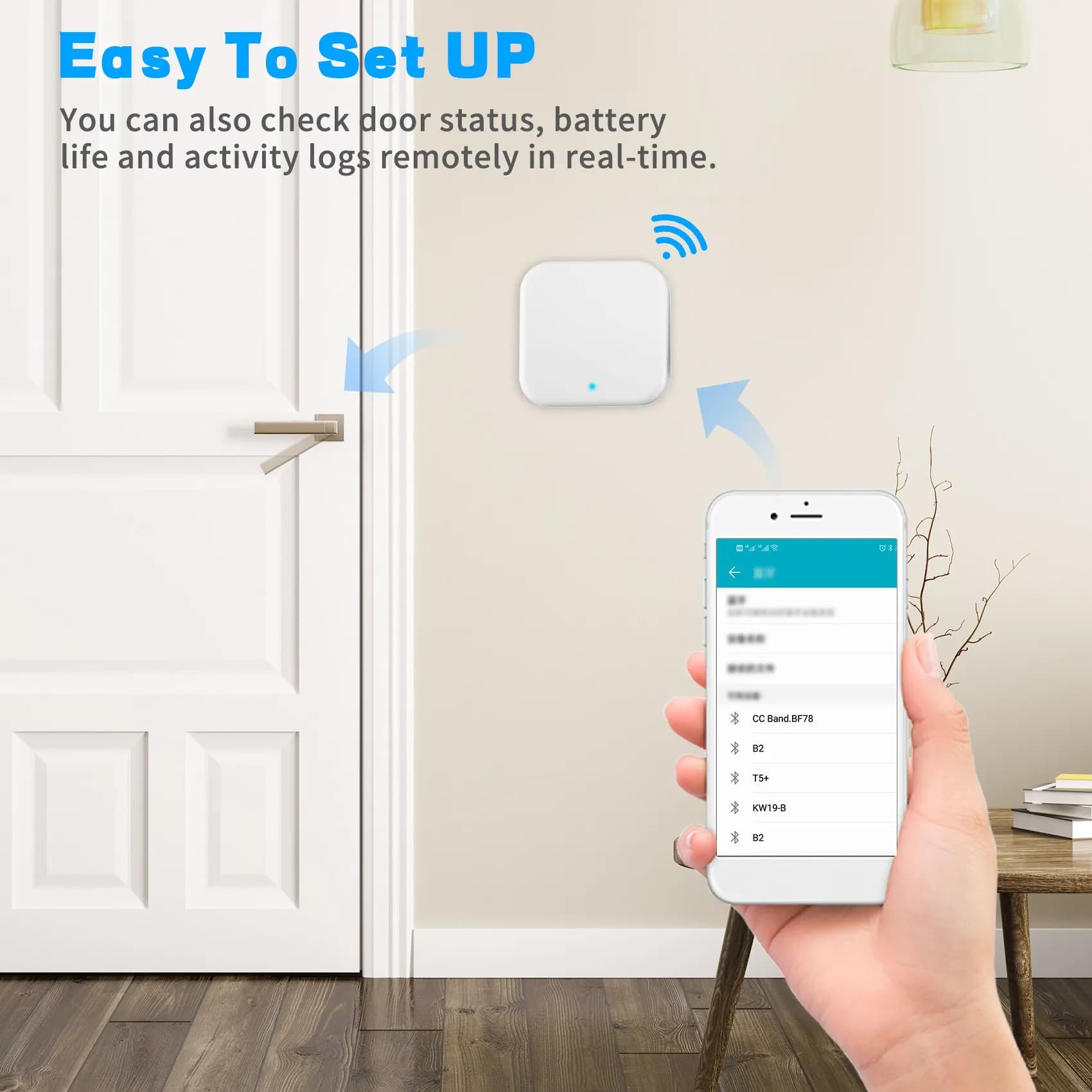 B68C Bluetooth Wifi Gateway Password per impronte digitali Serratura elettronica intelligente Home Bridge Ttlock App Hub gateway di controllo