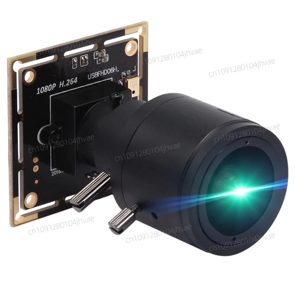 ELP 2MP Color HD IMX323 Sensore Webcam H.264 30fps Min 0.01lux Full HD Modulo fotocamera USB Luce bassa con obiettivo varifocale 2.8-12mm