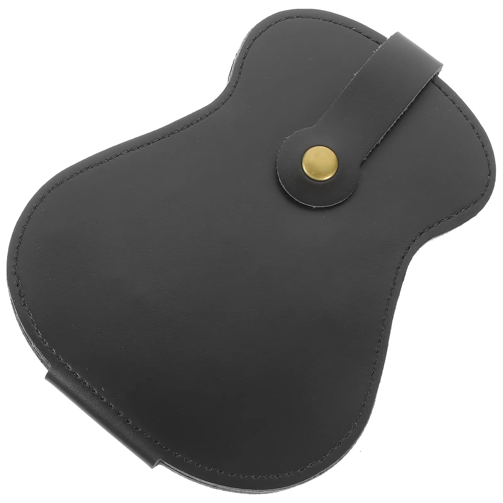 Porta Plettri per Chitarra in PU, Borsa Antigraffio per Plettri di Chitarra Elettrica, Acustica, Basso, Mandolino, Banjo, Ukulele