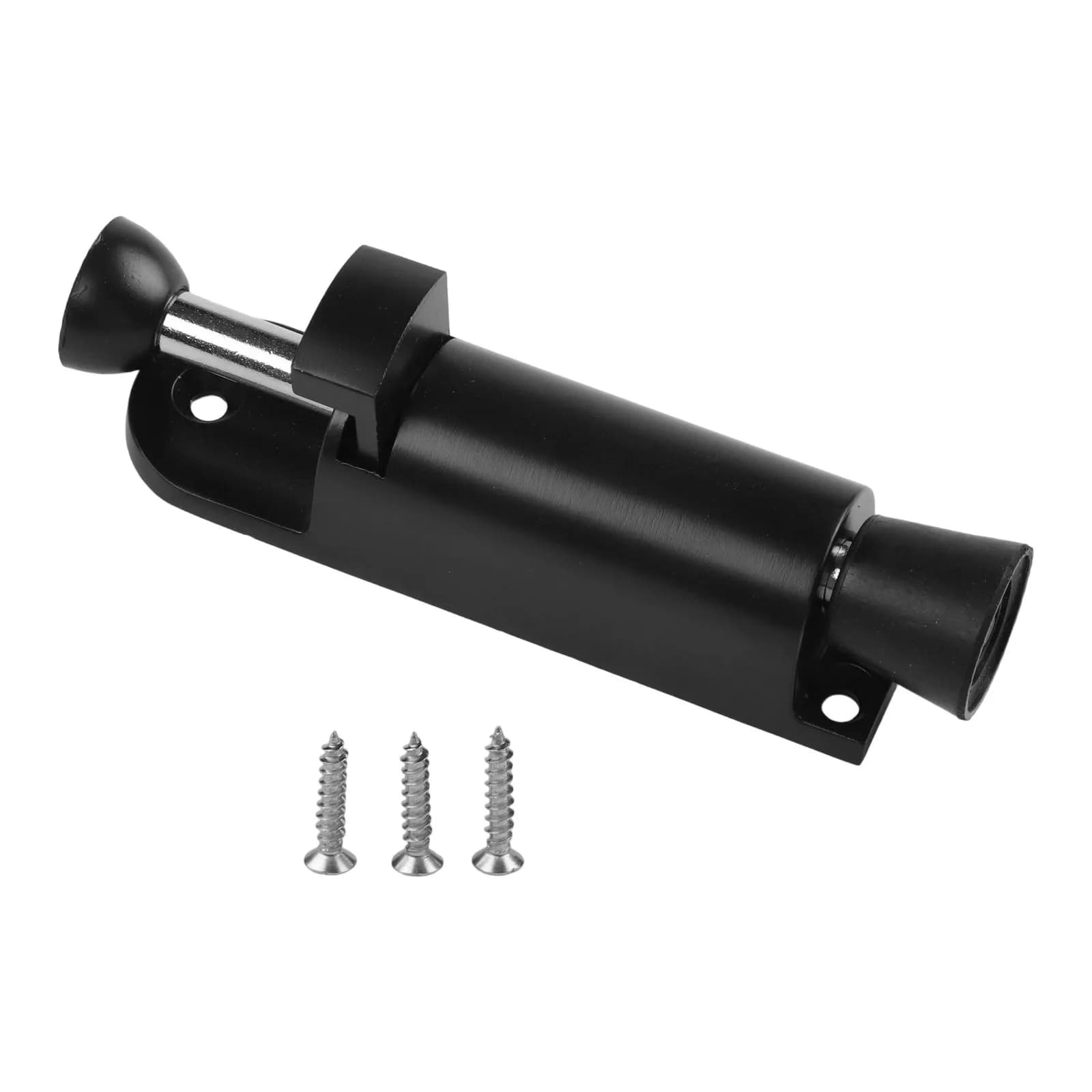 Fermaporta a Pedale in Lega di Zinco, Robusto Fermaporta Telescopico con Pedale e Ammortizzatore in Gomma, Accessorio Hardware
