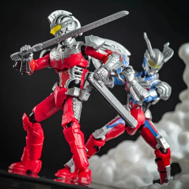 Blokees Genuine Ultraman: Rising Galaxy Version S01 GVS01 Blind Box SUIT Ver7 Ace Zoffy Bemlar Adad Giocattoli da Collezione Regalo