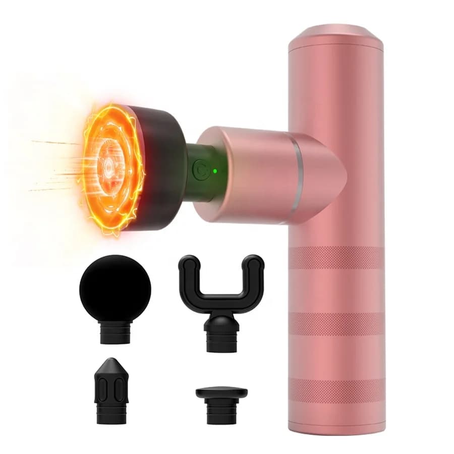 14 cm electric massager with deep fabric heater massage gun with housing