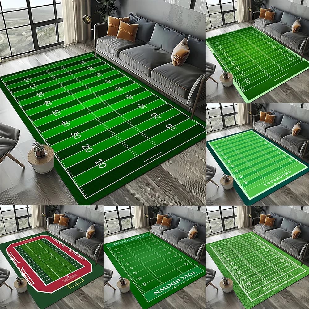 3D Football Theme Mat, Living Room Mat, Bedroom, Sofa, Zerbino, Kitchen Decoration, Children's Anti-slip Mat