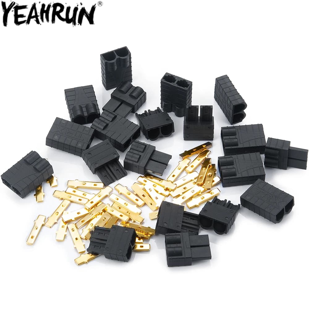 YEAHRUN TRX Male Female High Current Spin Connector for RC Auto Boat Air Helicopter Brushless ESC Battery Parts