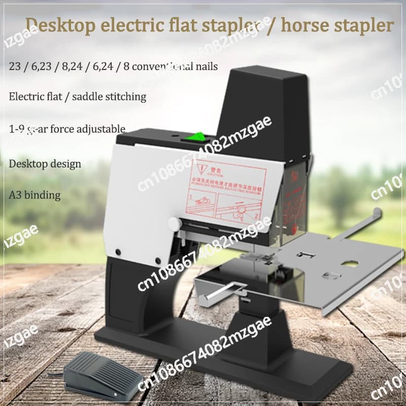 ST-1000T: Cucitrice automatica grande per sella piatta, cucitrice per cuciture, cucitrice multifunzione grande per chiodi da sella, a risparmio di manodopera.