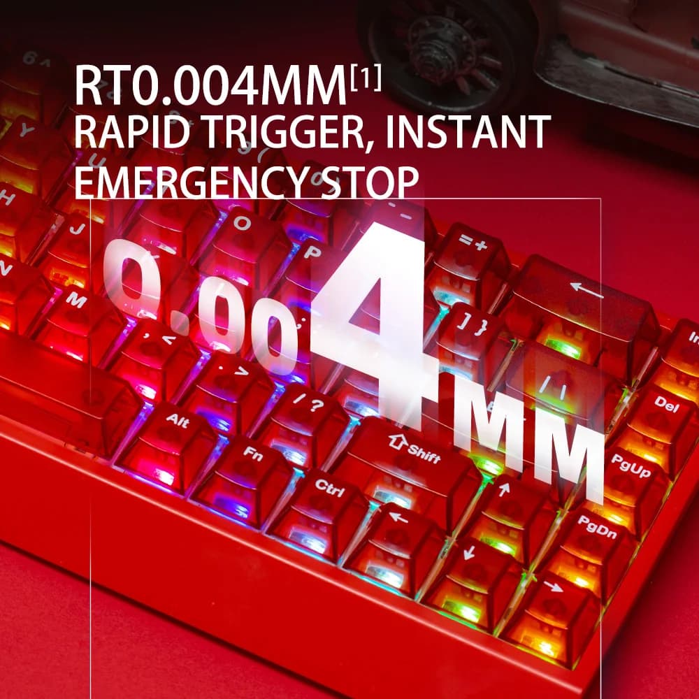 IROK Mercury 68 PRO 8K Interruttore magnetico Tastiera da gioco RT 0.004mm Tastiera meccanica Hot Swap SOCD Wried per VALORANT