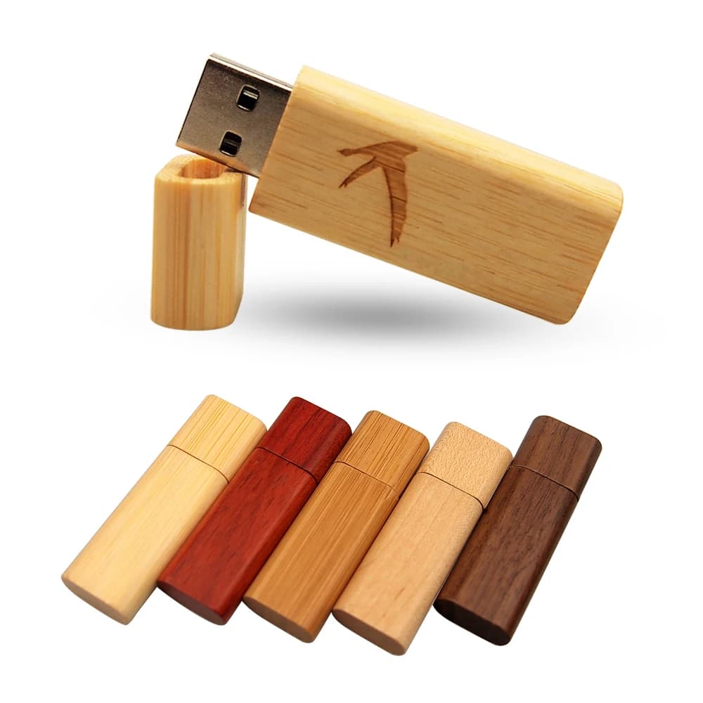 Chiavetta USB in legno di bambù Pendrive 4GB 8GB 16GB 32GB 64GB USB Creative Thumb Drive fotografia regalo