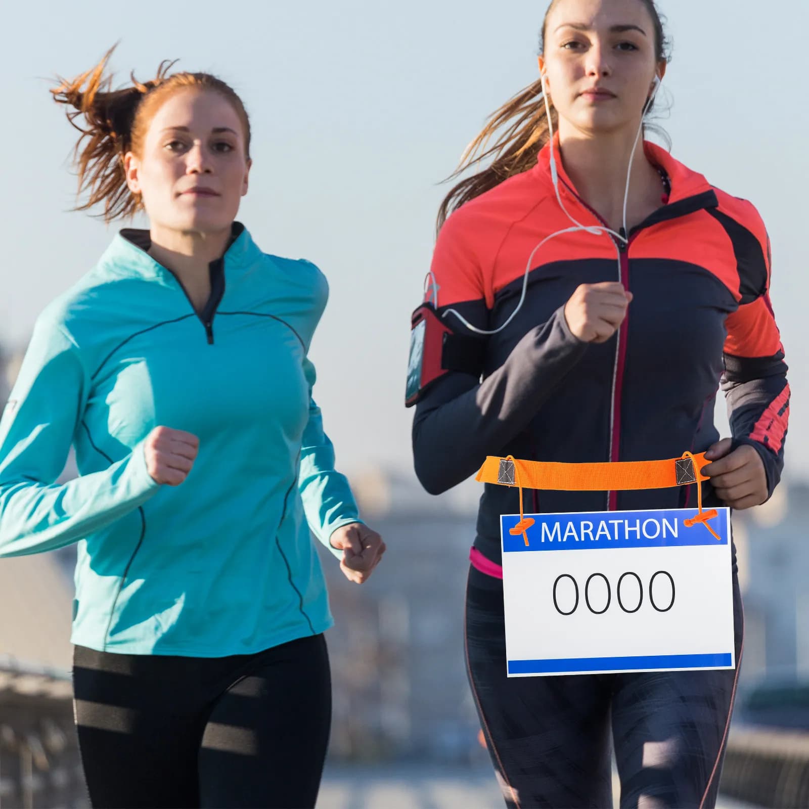 Cintura da Corsa in Poliestere Traspirante ed Ergonomica per Allenamento e Gare di Triathlon