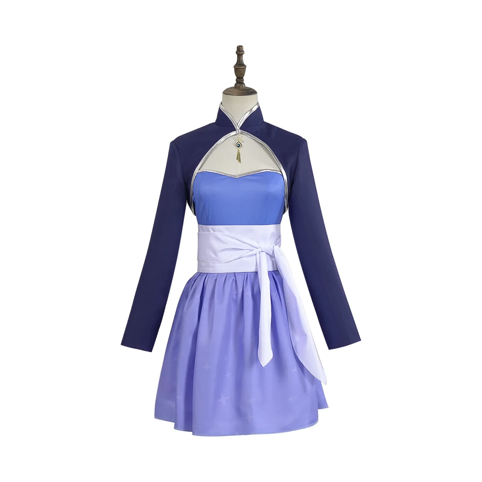 Ice queen Weiss Schnee Dress Cosplay Costumes Anime Character Halloween Costume Performance Clothes for Adults