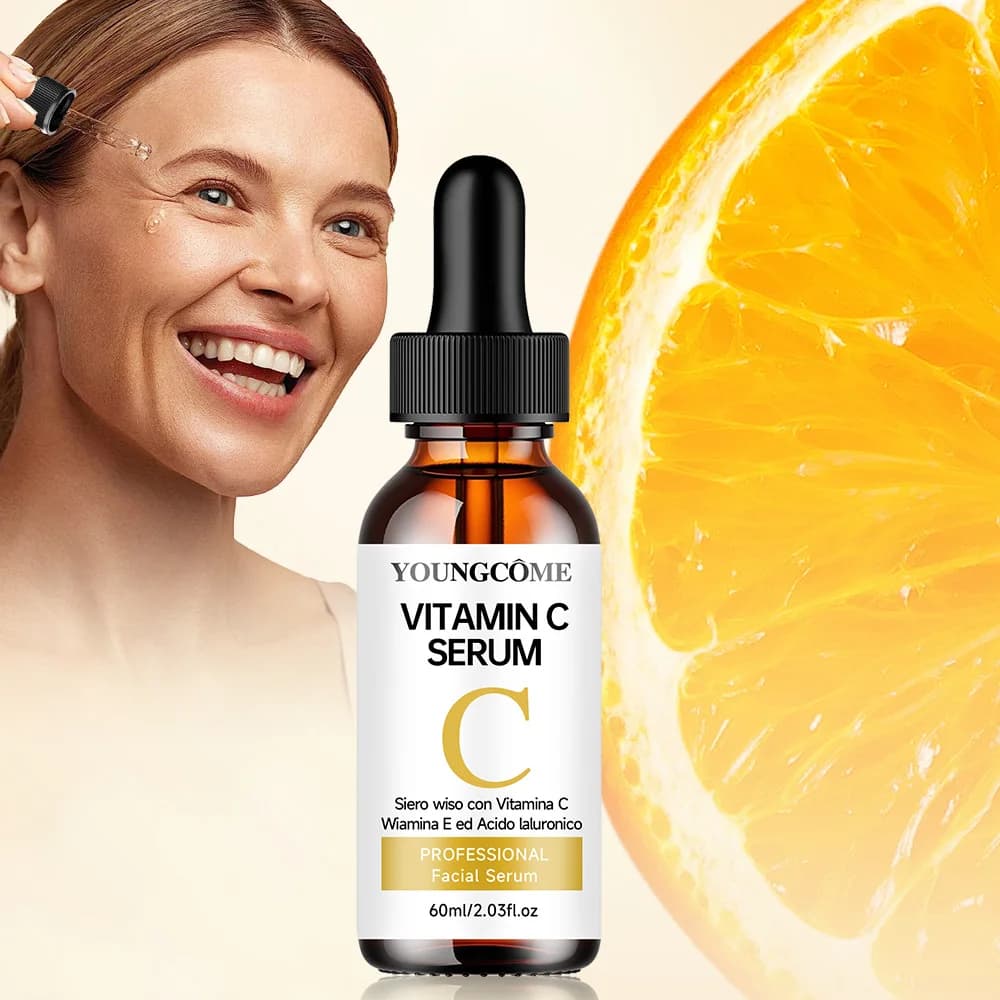 Vitamin C Face Essence with Hyaluronic Acid - Lightening Moisturizing Serum for Face Care