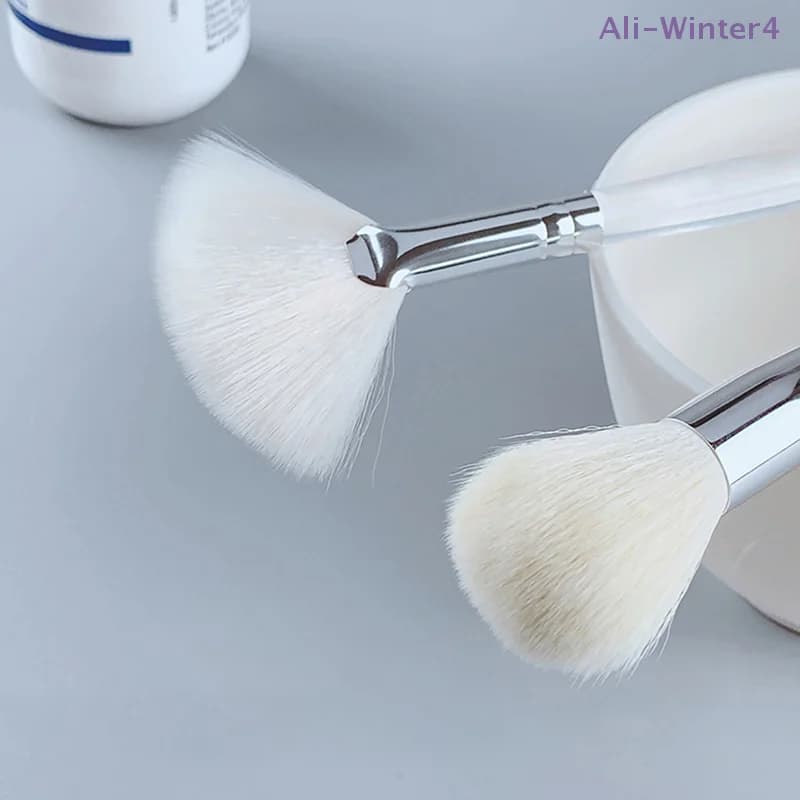 【Winter4】Spazzola per la pulizia del viso a setole morbide, a forma di ventaglio, per la creazione di schiuma, strumento per la pulizia profonda ed esfoliante della pelle