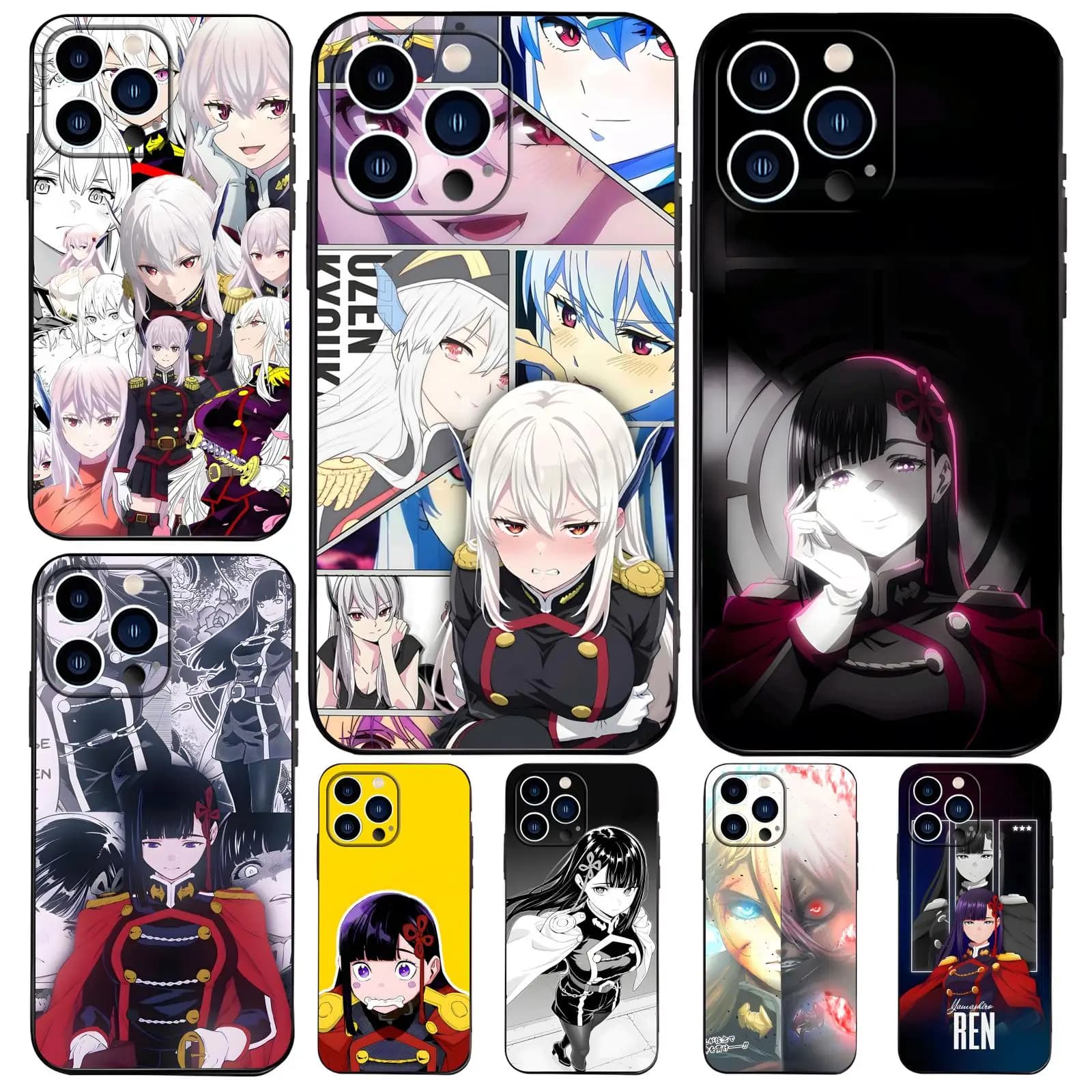 Chained Soldier Phone Case For iPhone17 16 16e 15 14 13 12Plus Mini Pro Max Anti-Drop Soft Black Case