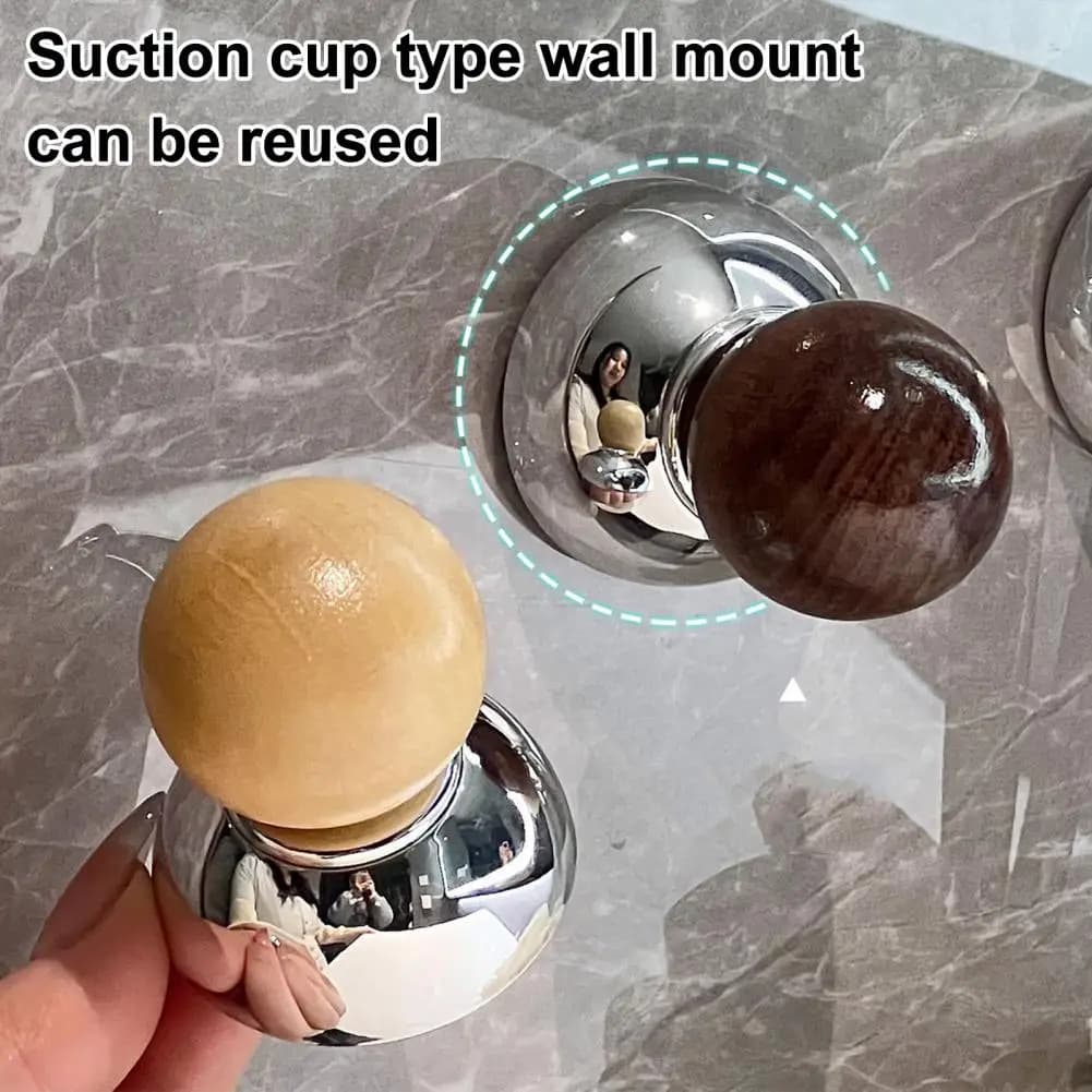 Ganci Decorativi Carini Senza Foratura, Ganci a Ventosa Resistenti, Appendiabiti a Muro con Blocco a Pressione per Cucina