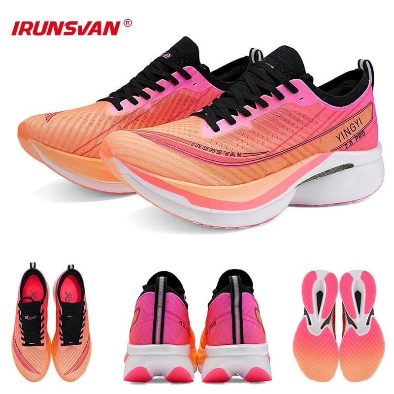 IRUNSVAN SHADOW WING 2.0 PRO 2025 Maratona Sport Scarpe da corsa Outdoor Traspirante Uomo Scarpe sportive Anti-scivolo Scarpe da ginnastica maschili 2503