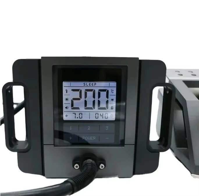 220V/110V 200W Hot Air Heat Gun Intelligent Touch Button Constant Airflow SMD Rework Station for Repairing BGA