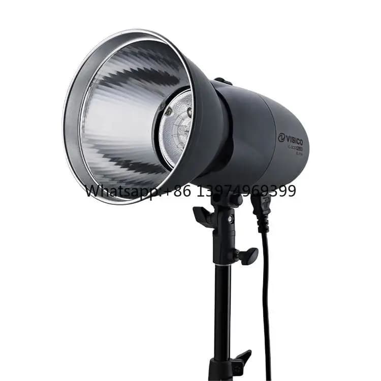 Hot Selling Visico 75W 5600K Photo Studio Strobe Flash Light Kit With Softbox Reflector & Tripod