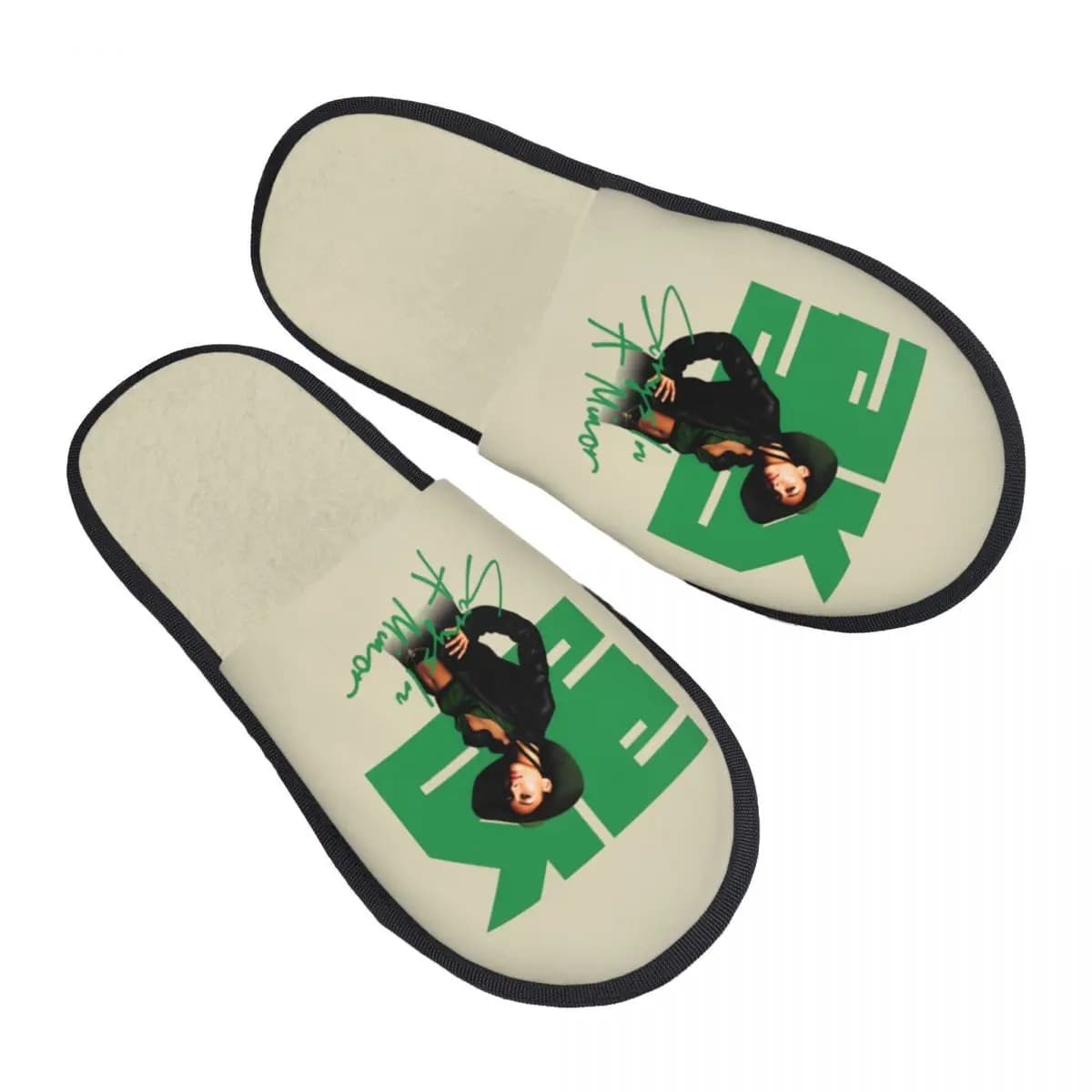 Custom Print Women Alicia Keys American Singer House Slippers Soft Warm Memory Foam Fluffy Slipper Indoor Outdoor Shoes