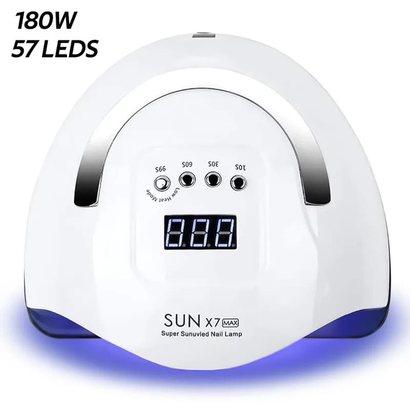 Lampada UV per Unghie a Induzione Automatica 110V-240V, Temporizzabile, 57/81 Lampade, Asciugatura Rapida Senza Zone Cieche, per Casa e Salone