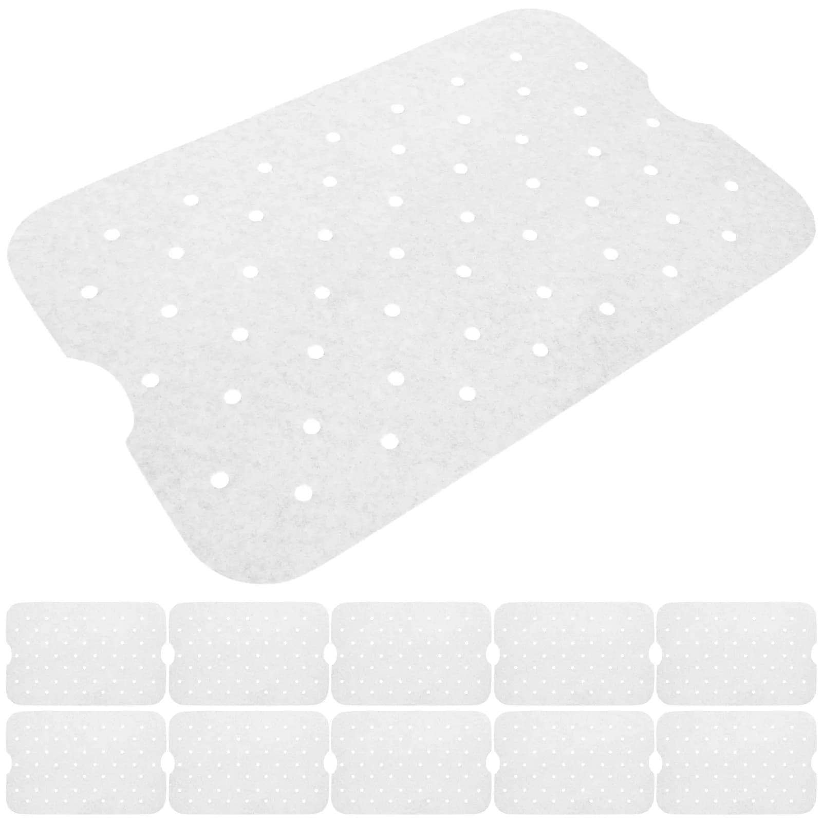 100 Fogli di Carta Antiaderente per Friggitrice ad Aria, Usa e Getta, Perforata, per Cottura Uniforme e Preservazione del Sapore