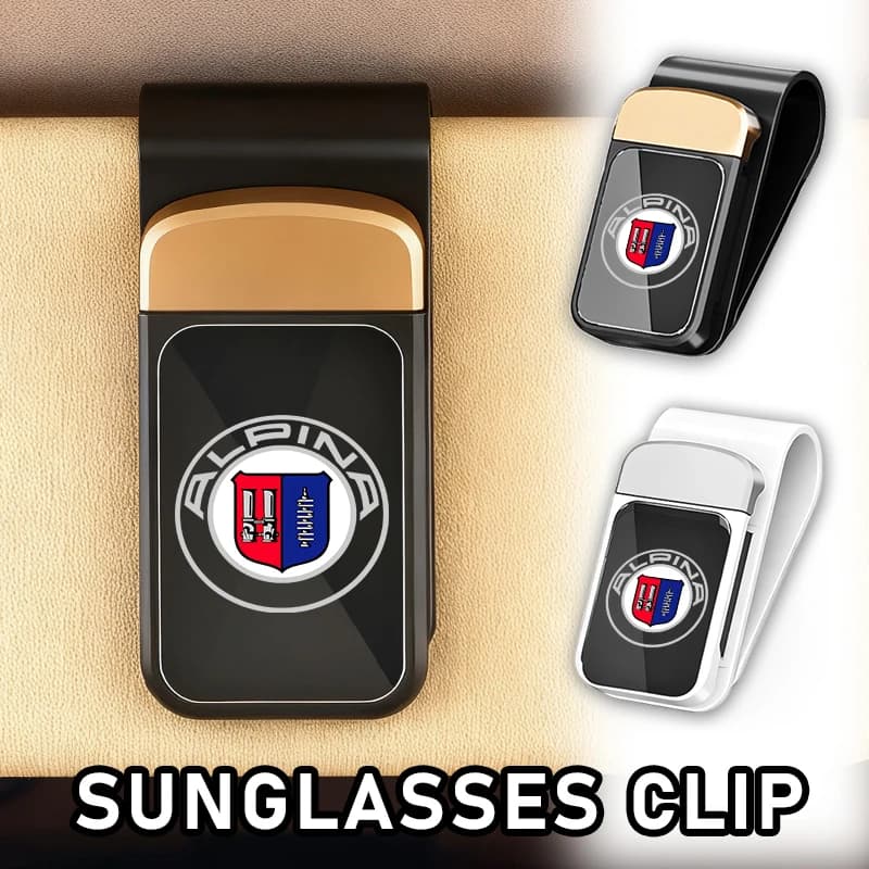 Fashion Car Glasses Holder Clip-Durable Sun Visor Auto Interior Accessories For Alpina XD3 XD4 XB7 B12 B3 B4 B5 D3 D4 D5 B7 B8