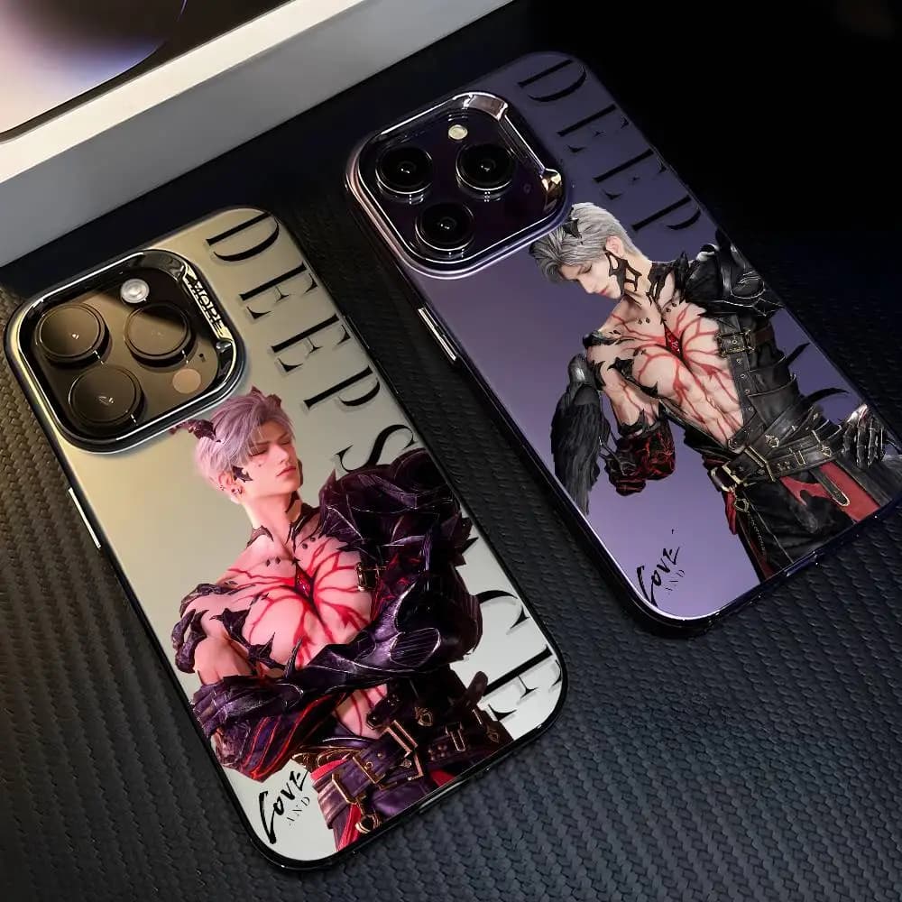 Sylus Love And Deepspace Cassa Del Telefono Per IPhone 17 16 15 14 13 12 11 Pro Max Air Multicolor Opaco Laser Metallico Aurora Funda