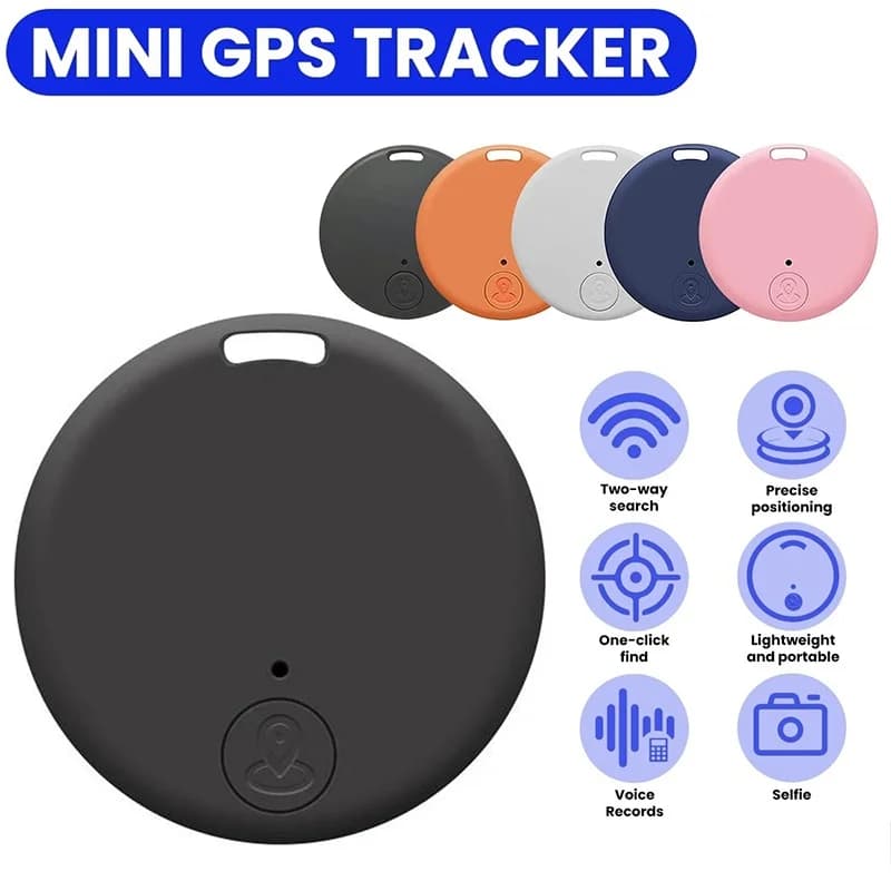 Mini GPS Locator Anti-Lost Device Alarm Google Find My Wallet Keychain Smart Tag Bluetooth Tracker Pet Child Key Wallet Finder