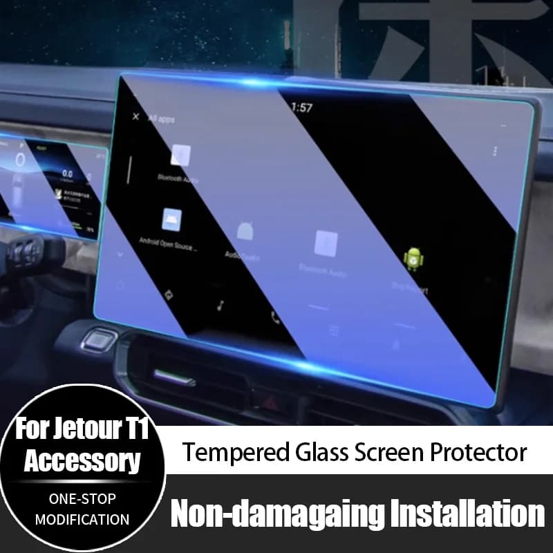 Per Chery Jetour T1 Protezione touch screen ad alta definizione Tachimetro in vetro Pellicola in vetro temperato Accessori di vendita caldi