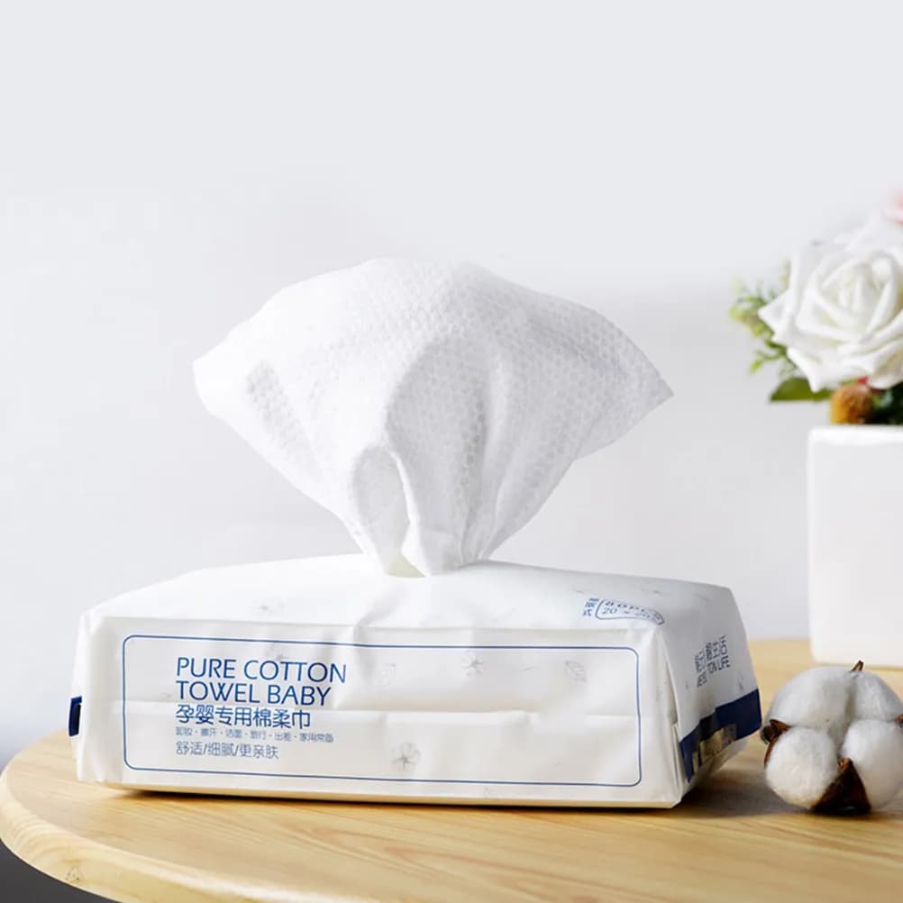 80 Pezzi Salviette Detergenti Viso Monouso Morbide, Asciugamani Viso Portatili, Struccanti, Salviette per Rimuovere lo Smalto, per Viaggio