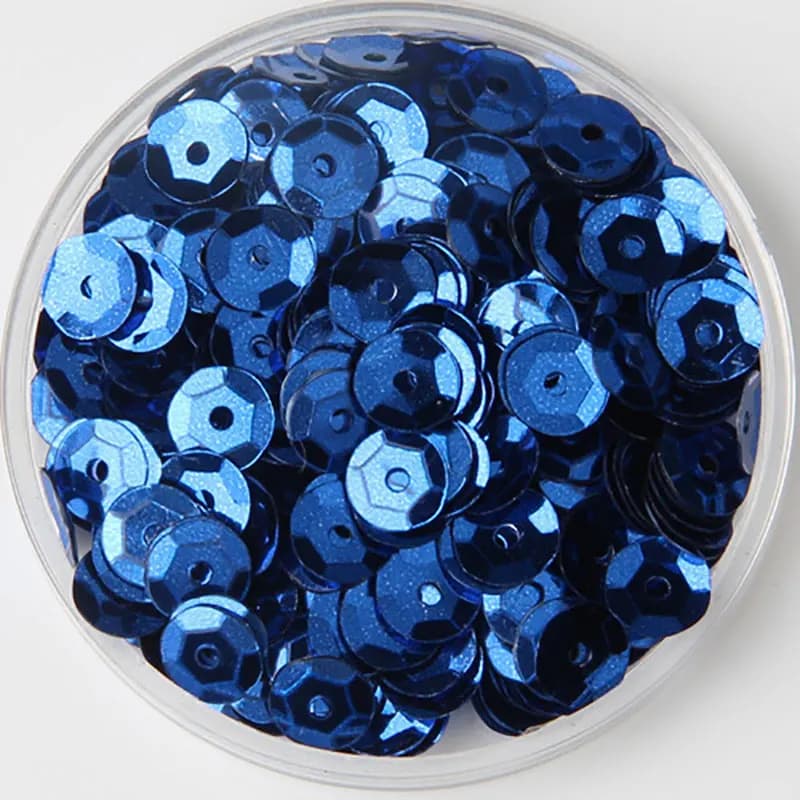 Paillettes 3/4/5/6/8/10mm/PVC Concavo Rotondo Paillettes Sciolti Paillettes Cucito Accessori Artigianali di Nozze Lentejuelas Para Coser 10g/20g