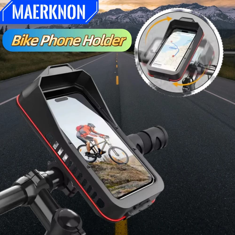 Supporto per telefono regolabile Supporto per telefono universale per bici Supporto per navigazione per telefono per iPhone Xiaomi Samsung Huawei Accessorio per smartphone