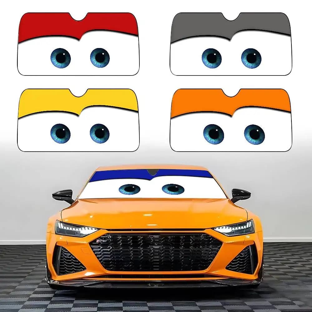 L-Lightning M-McQueen Eyes Parasole per auto Copertura per parabrezza Protezione UV Accessori per visiera automatica per auto