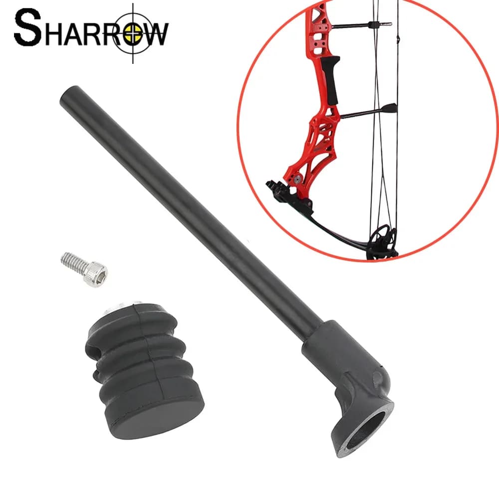 1pc 8mm Archery String Stop Suppressor Stabilize Bracket ABS String Level Bow For Compound Bow Rod Hunting Targeting Shooting