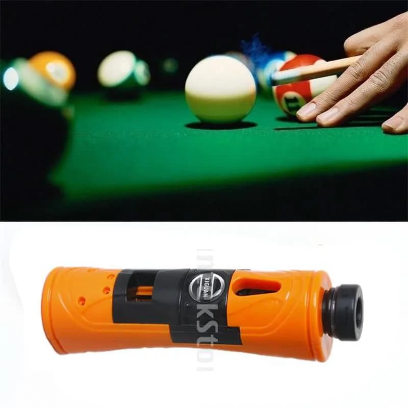 Accessori Professionali per Riparazione Punte di Stecche da Biliardo e Snooker Multifunzionali per Stecche Americane - Arancione