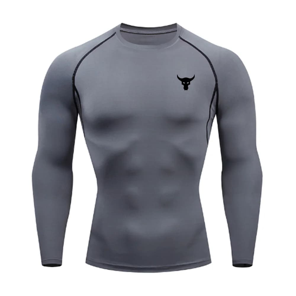 T-shirt sportive ad asciugatura rapida per uomo e donna, abbigliamento attillato a maniche lunghe, comodo e traspirante per la corsa