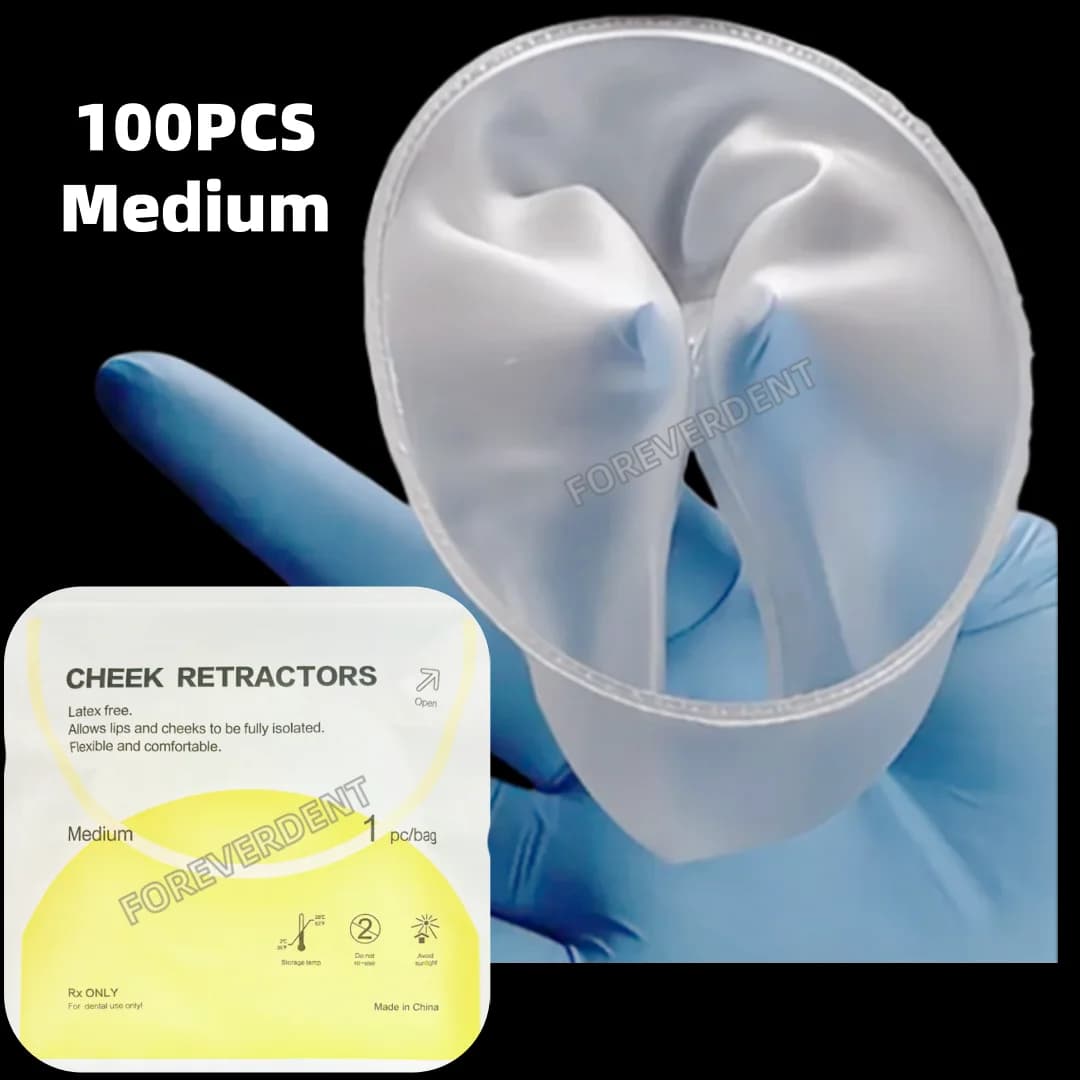 100Pc Dentale Gomma Mouth Open Orthodontic Divator Glove Oral Divator Or Expansor Shape Dental Tooth Whitening