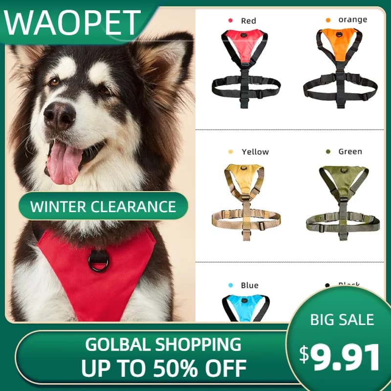 Imbracatura per girello per cani pettorina per animali domestici No Pull comodo e traspirante anello per collare per cani Oxford gilet regolabile di facile controllo