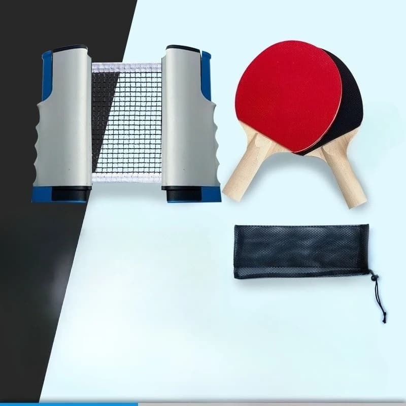 Standard extendable ping pong rack set for home use Combined ping pong rack set with portable mesh column