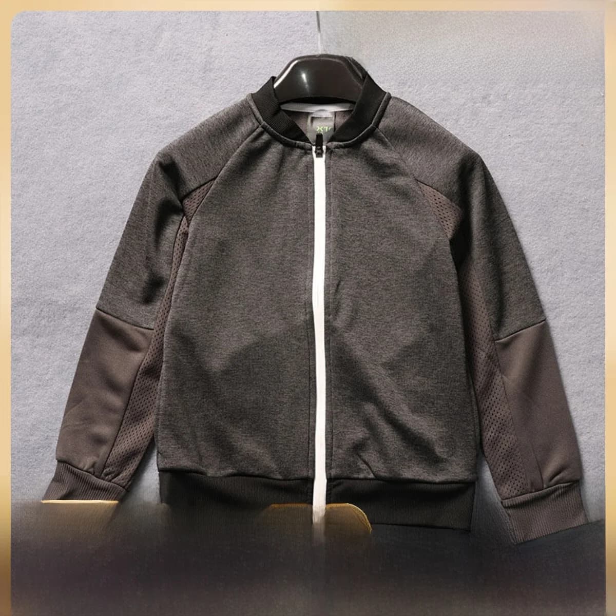 Children's Zippered Casual Sweatshirt Baseball Collar Jacket Flying Jacket Standard Fit Long Sleeve Spring Autumn Winter Yout...