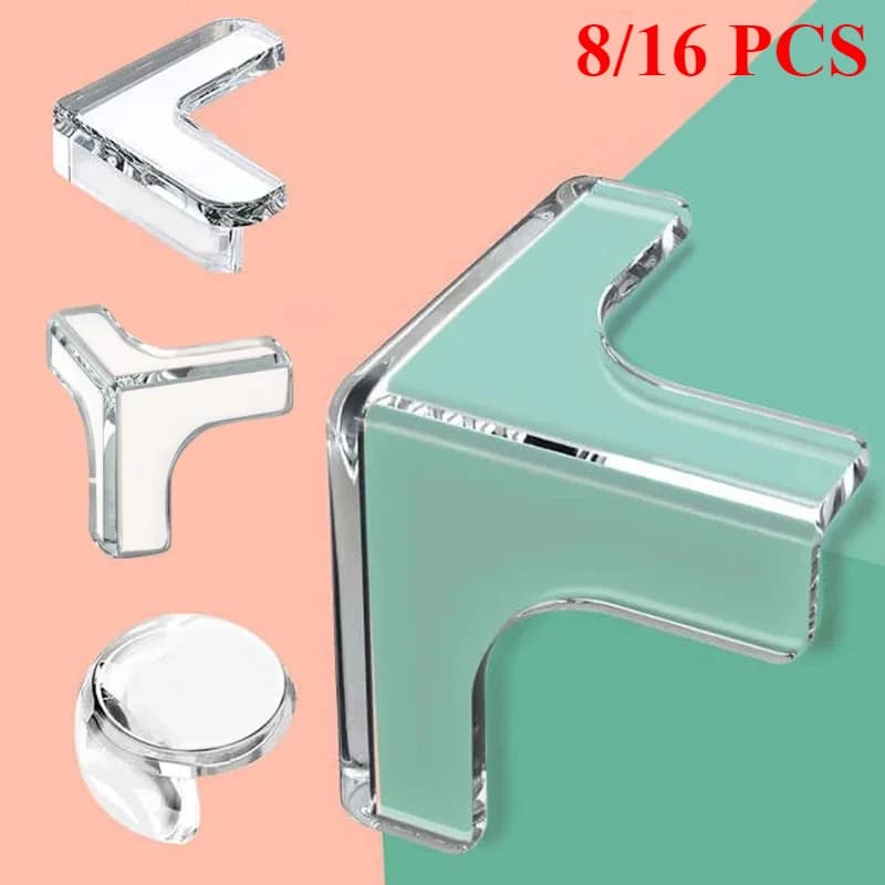 8/16Pc Upgraded Corner Protector Baby Safety Silicone Corner Guards and Edges Widened Thickened Furniture Table Corner Protector