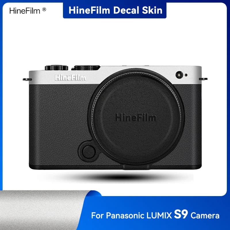 Hinefilm leather decal for Panasonic S9 camera for camera stickers with Lumix S9 wrapping film