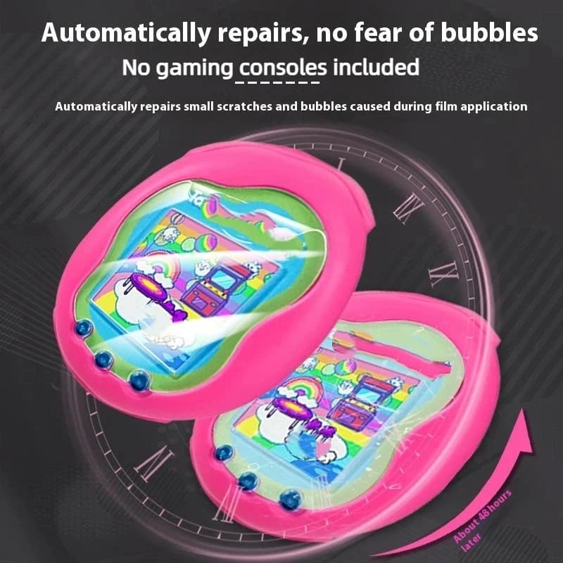 Set di pellicole protettive per protezione schermo PET/TPU antigraffio HD per console di gioco Tamagotchi Anti-impronte Uni Band Accessori per animali domestici