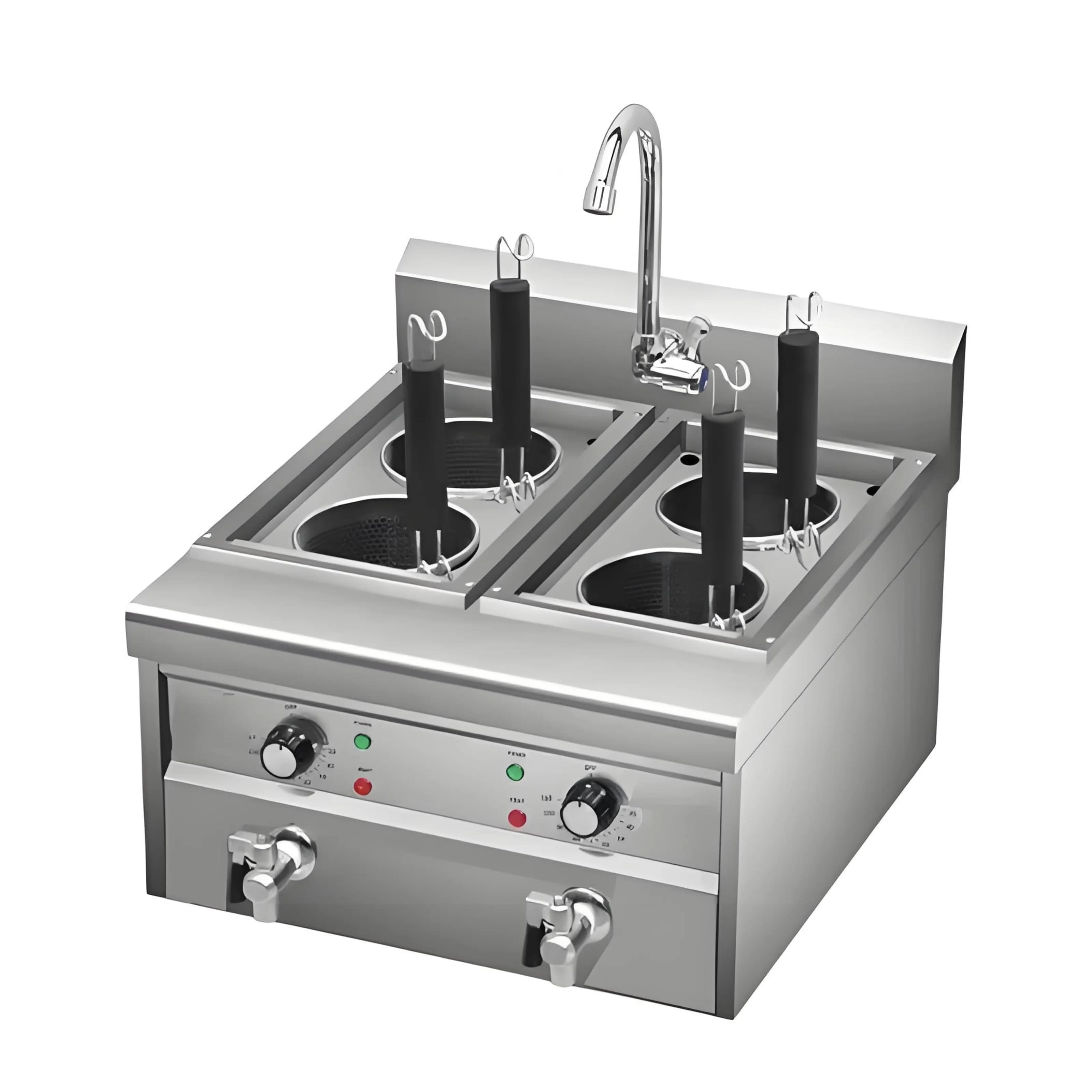 Cuocipasta Elettrico Commerciale a 4 Teste 220V per Hotel, Ristoranti e Attrezzature da Cucina Professionali