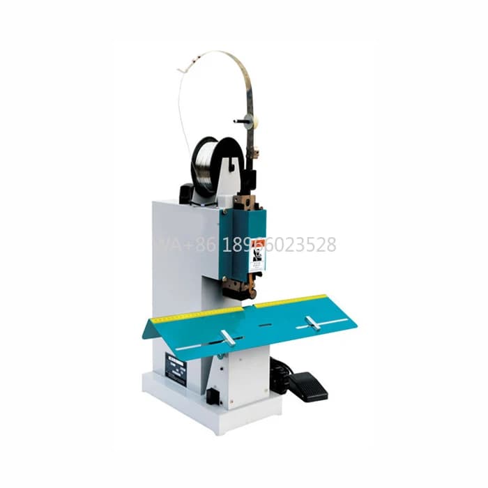 Qike QK-8702 Testa singola Spessore massimo 5 mm Sella di carta e cucitrice a filo piatto Rilegatrice in vendita