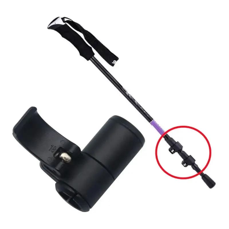 1Pcs Trekking Pole External Lock Buckle 14mm 16mm Wear Resistant Accessory for Outdoor Hiking Climbing Activities
