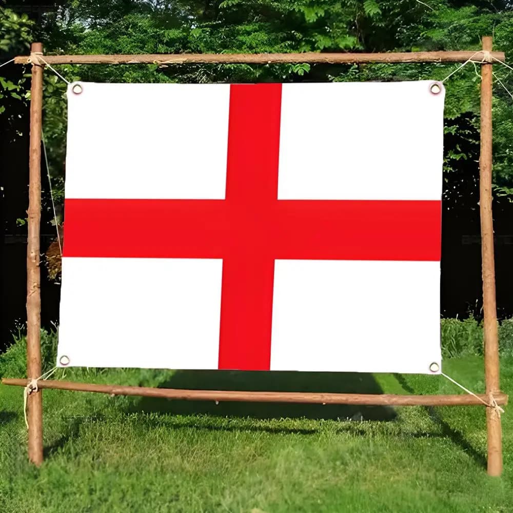 England Tea Royal Flags Borderless four-ring ornament indoor outdoor decoration effortless to hang