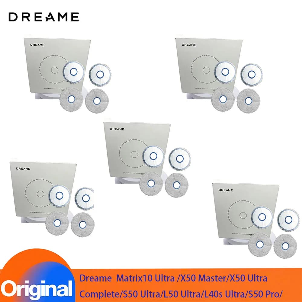 Original Thermal Storage Mop Cloth Kit for Dreame X50 Ultra/X50 Ultra Complete/X50 Master/S50 Ultra/Matrix10 Ultra Robot Vacuum