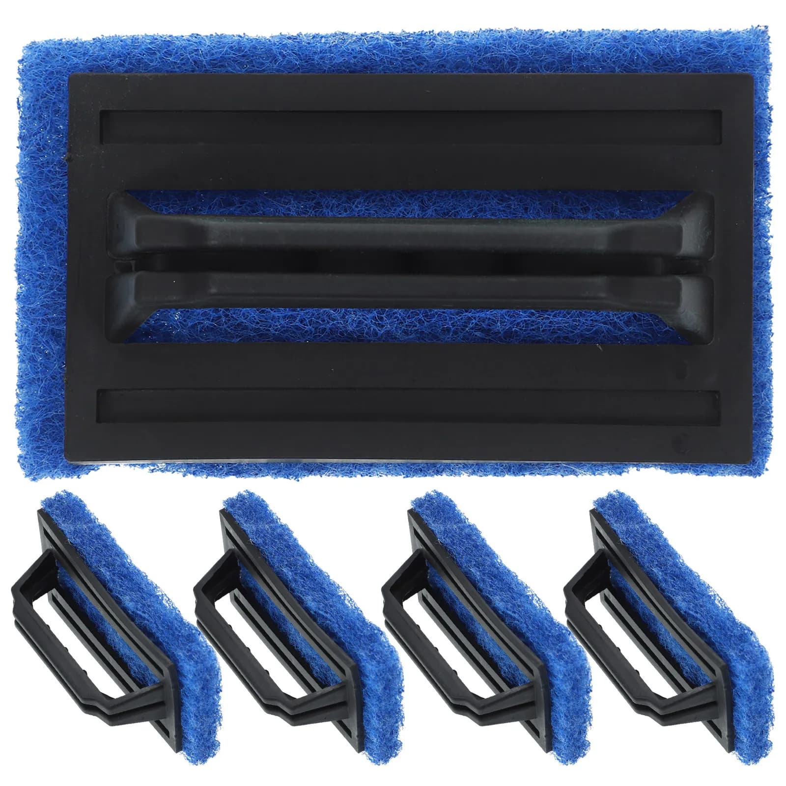 5Pcs Screen Frame Scrubber Handled Cleaning Brush Ink Removal Tool for Mesh Screen Printing Reclaiming Degreasing Industrial