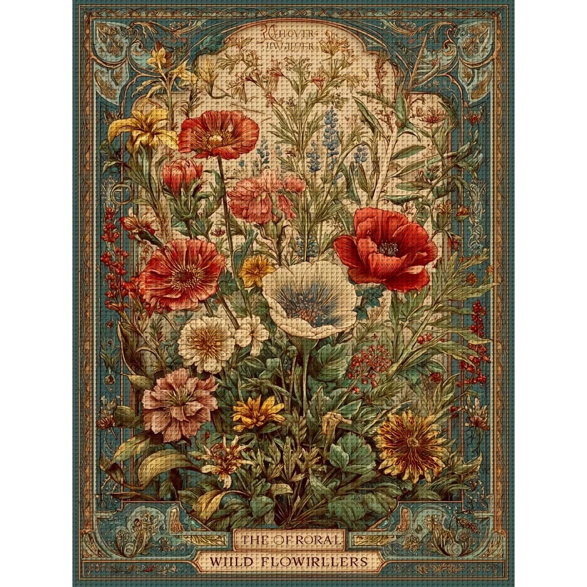 1 set of 30x40cm-11.8x15.7-inch 11CT/14CT printed fabric cross stitch DIY kit, large size, gift set