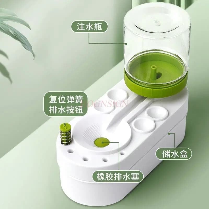 1 pz Lavatrice per pennelli, WC automatico per cambio acqua, portapenne, strumento divino per pittura ad acquerello e lavaggio con pennelli